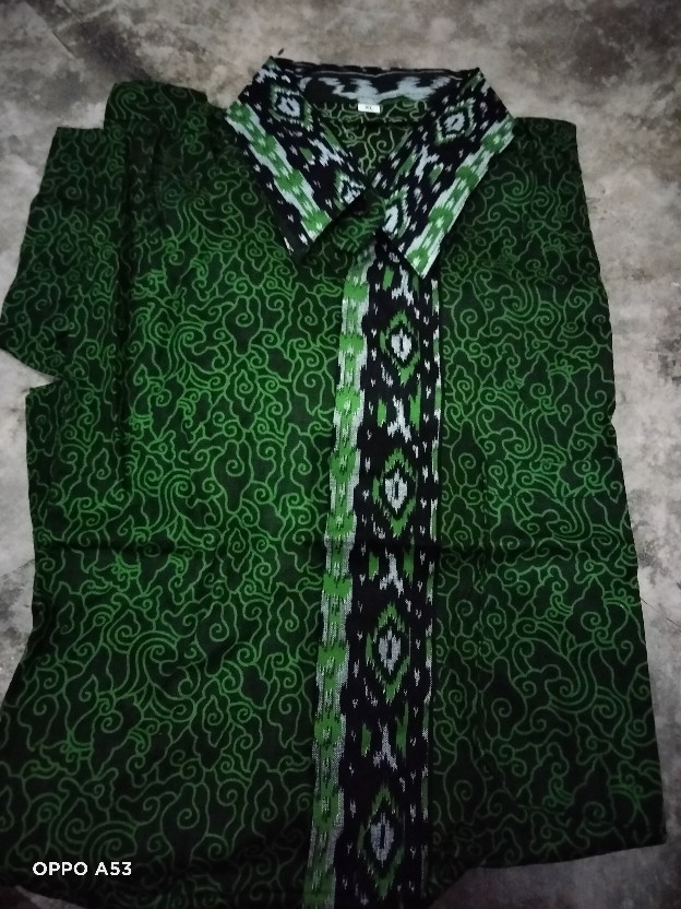 Atasan Batik Dolby Dolbi Dobby Doby Tenun Sutra Tulis Halus Katun Atbm Baron ,sarombit Atasan
