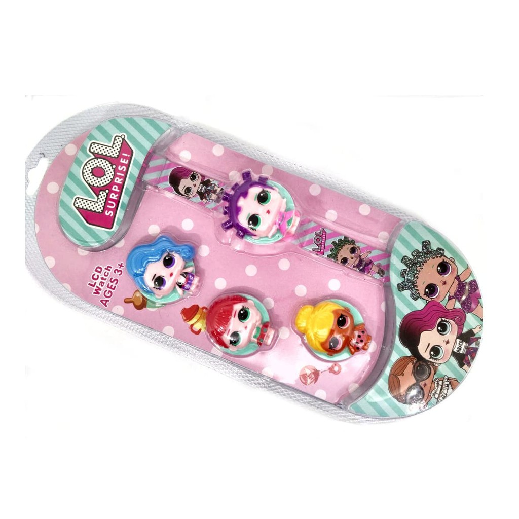Best Item! JAM TANGAN ANAK PEREMPUAN KEPALA SET LOL DIGITAL MURAH