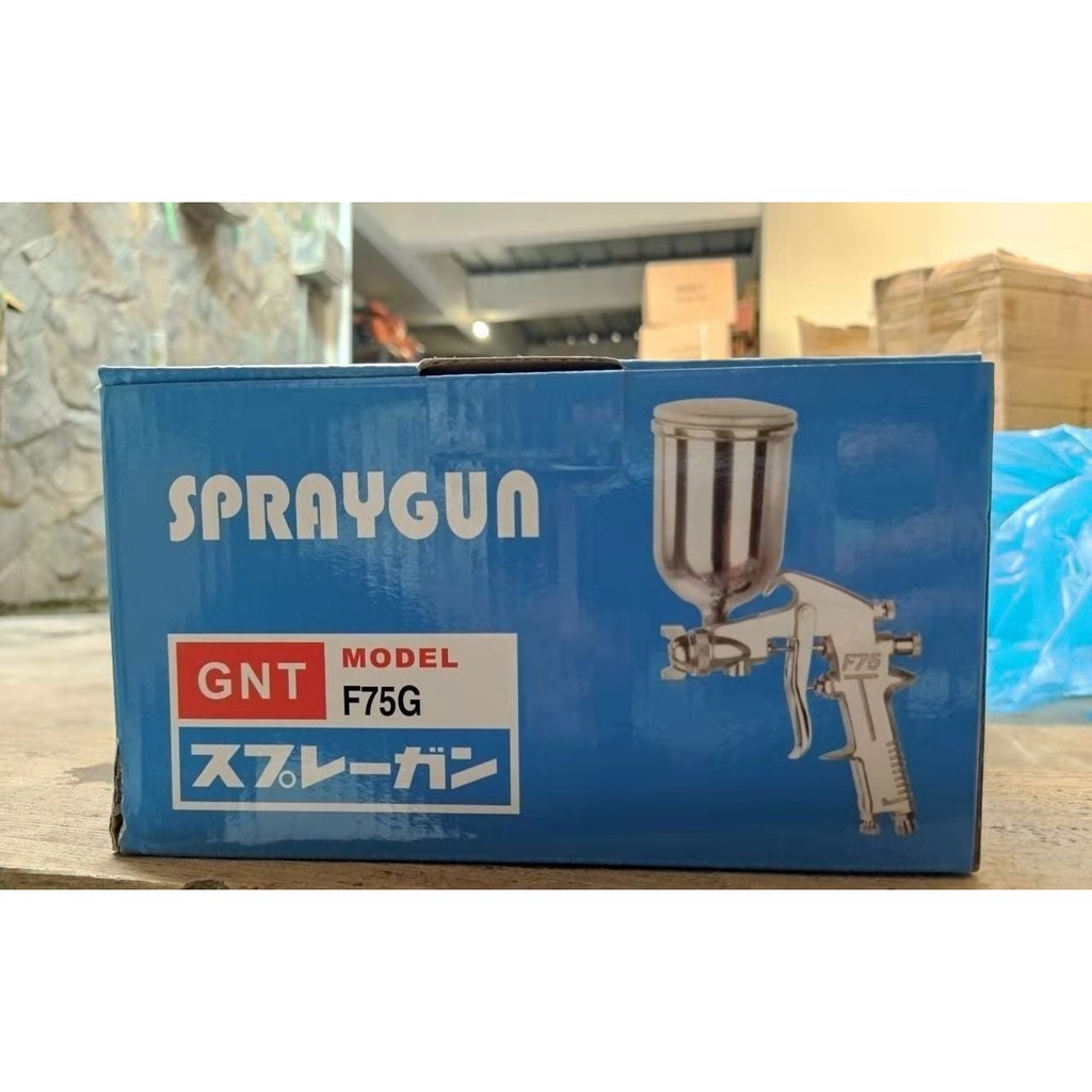 spray gun f75 tabung atas alat semprotan cat f75