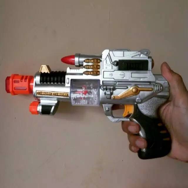 MAINAN TEMBAKAN (laser sound gun)