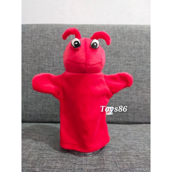 Boneka Tangan Karakter Animal Semut Merah