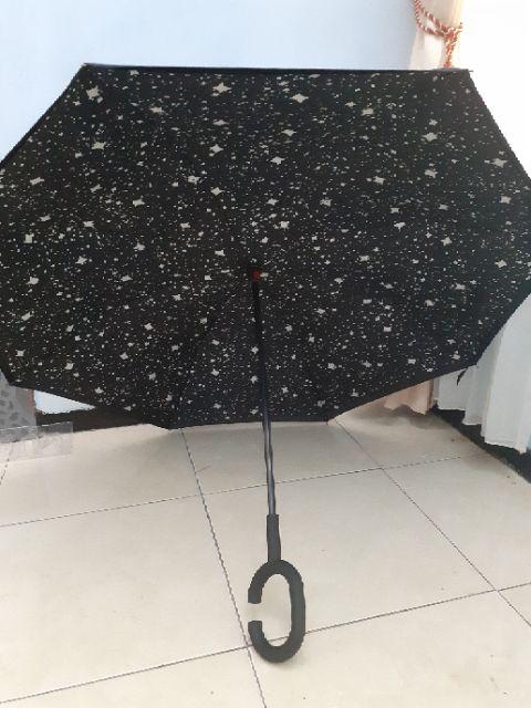 Payung Terbalik Payung Mobil Upside Down Umbrella Kazbrella
