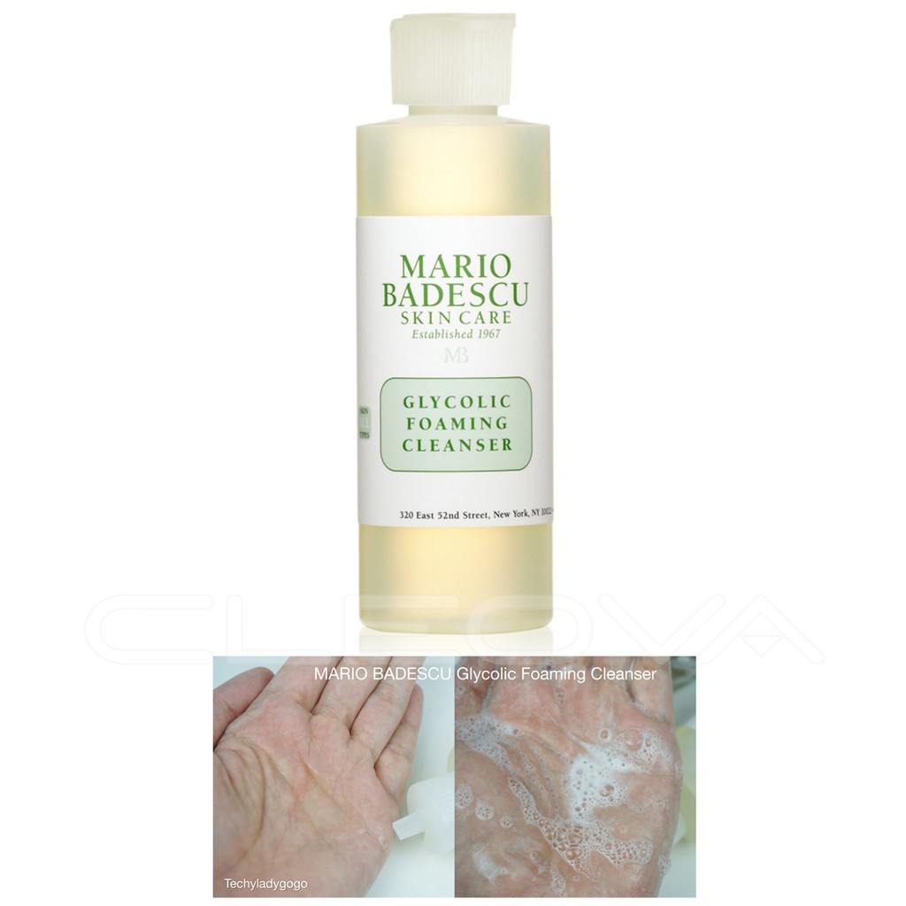 mario badescu glycolic foaming cleanser