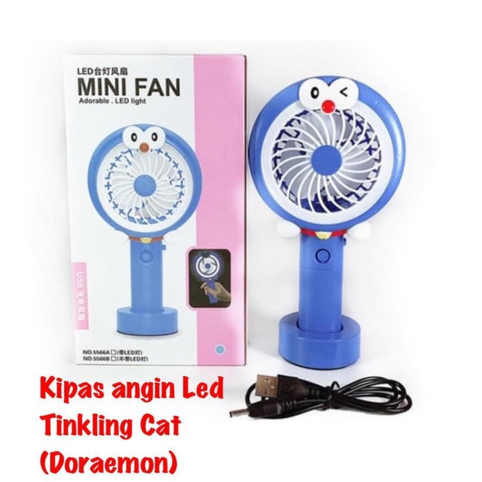 Kipas Angin TinkLing Cat led Doraemon ACC