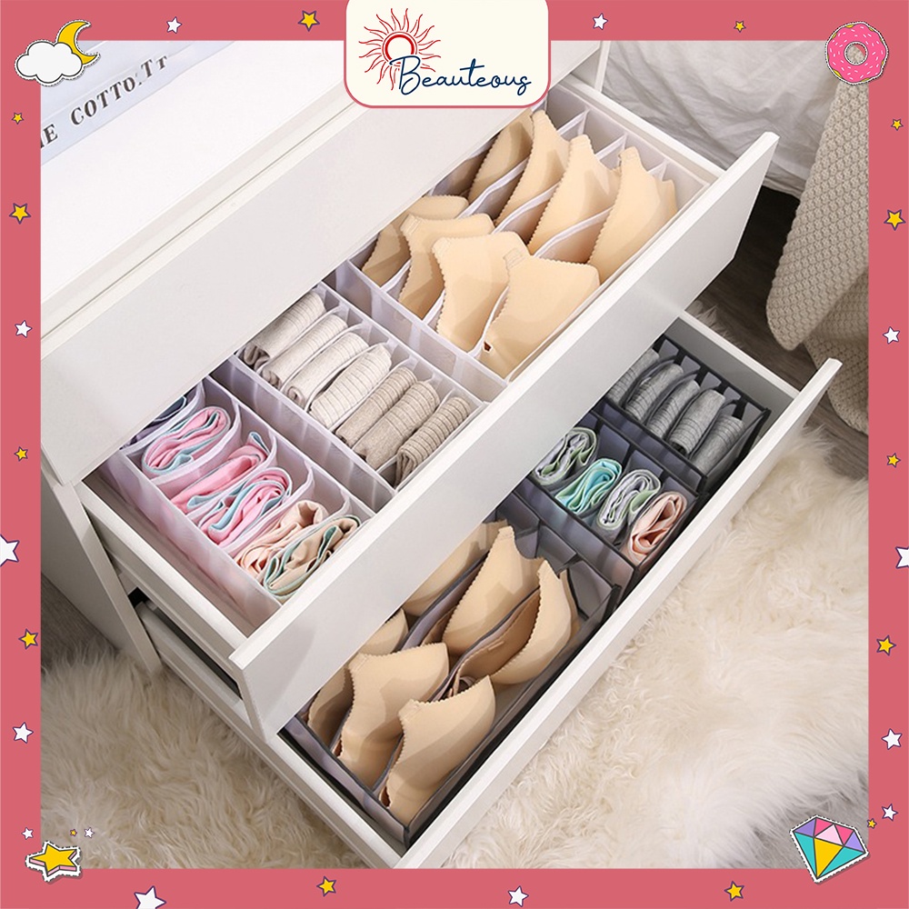 Storage Box Organizer Tempat Penyimpanan Bra Celana Dalam Underwear Wanita Pria Celana Leging