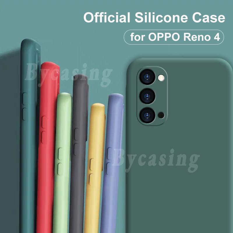 Soft Case Bahan Silikon Anti Slip Untuk OPPO Reno 4 Reno 4 Pro Reno 5 Reno 5F OPPO A74 A94 A54 F19 Pro