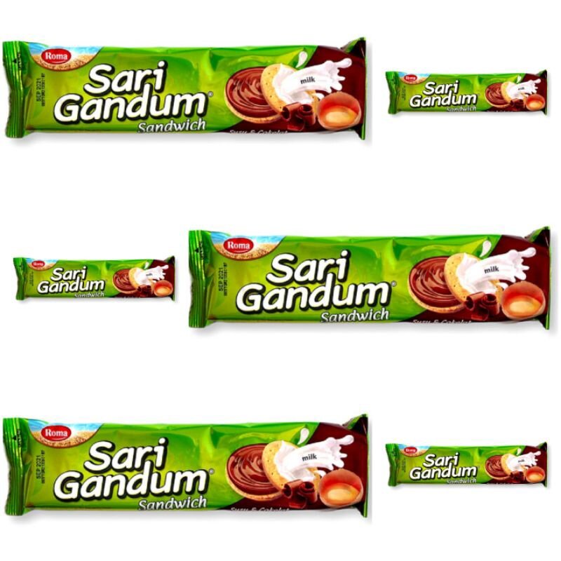 SB Collection Biskuit Roma sari gandum sandwich ( 12pcs X 38.5g)