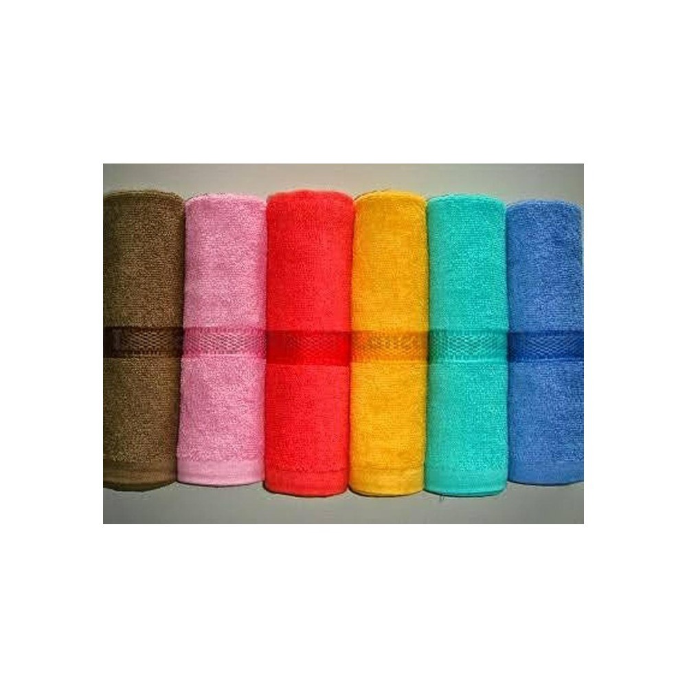 FM - Handuk mandi MUTIA full color pastel polos plain towel souvenir ukuran 50 x 100 cm