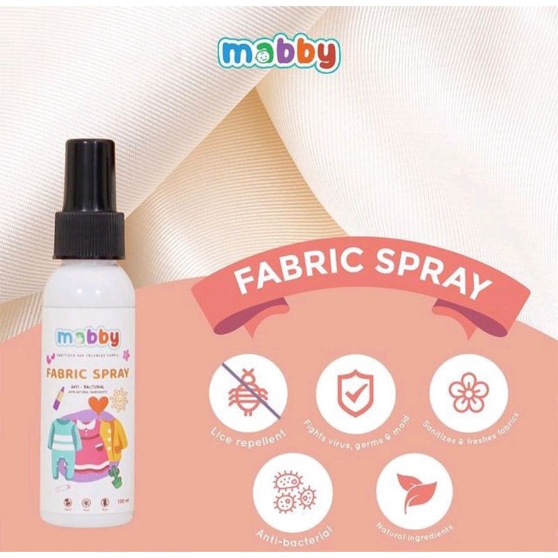 Mabby Antibacterial 100 ml (Bed Spray/Hand And Body Spray)