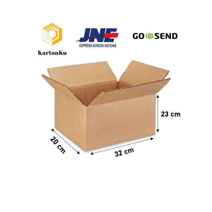 

Kardus / Karton / Box / Packing / Single Wall / Polos - 32X20X23 Dafa.Olshop