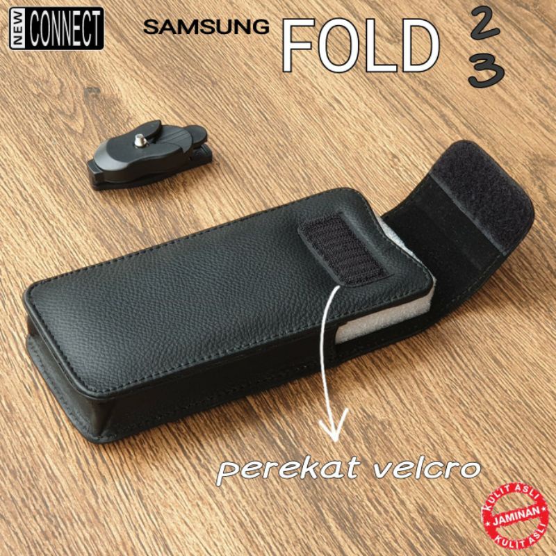 sarung samsung fold 2 3 4 perekat velcro vertikal