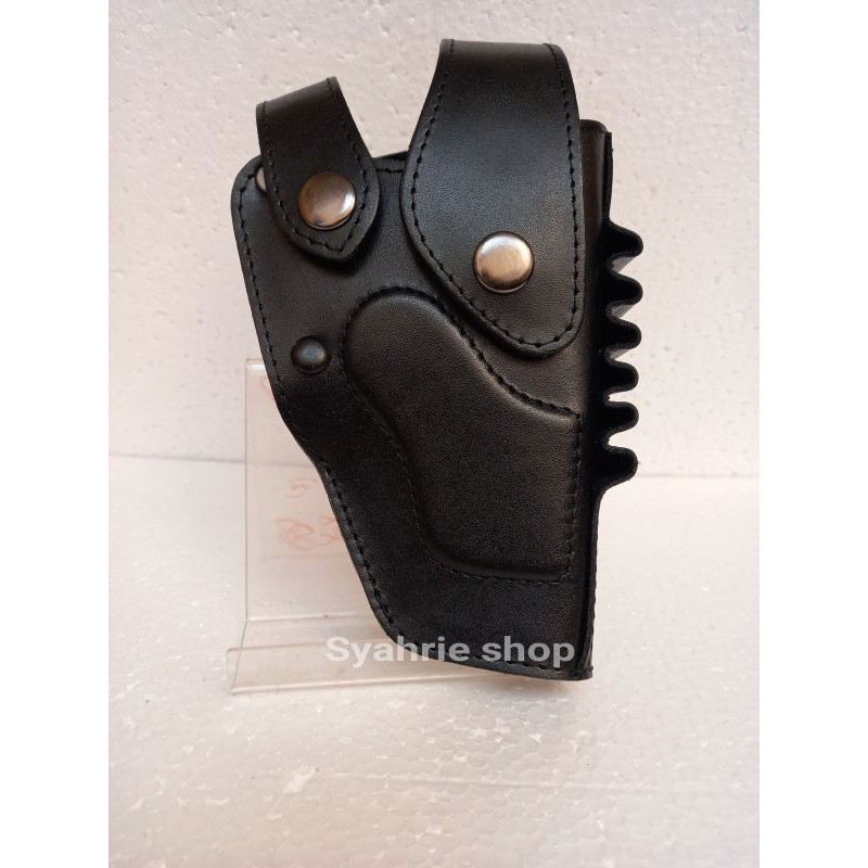 holster sarung kulit revolver