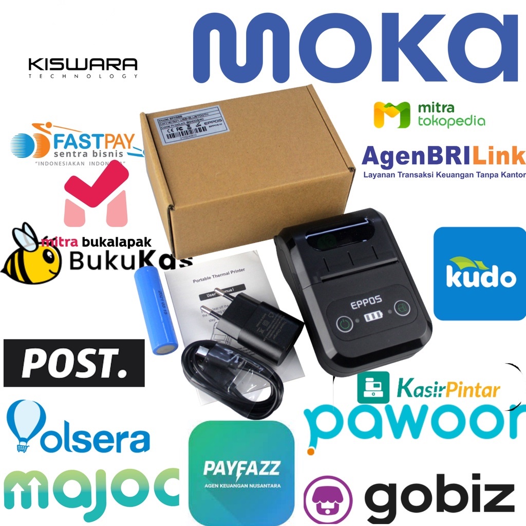 Printer Bluetooth EPPOS EPX588 RPP02 - Printer Thermal Bluetooth