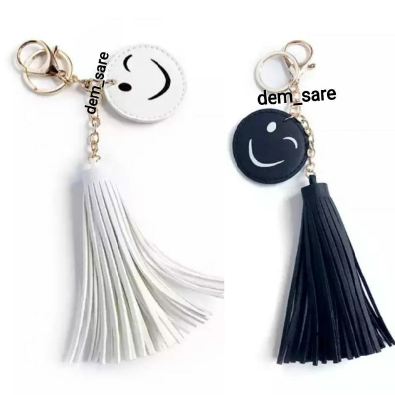 dem_sare / DS1084 - SMILEYOU Gantungan Kunci Aksesoris Hiasan Tas AKSESORIS TAS 2 IN 1