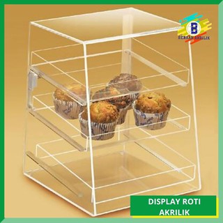  Rak  roti stainless Display  akrilik murah Custom  Rack 