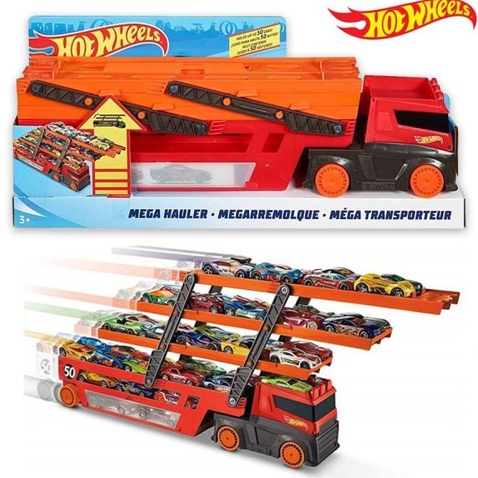 Hot Wheels Hw Mega Hauler Rig Truck ( Truk Pengangkut Mobil Hotwheels)