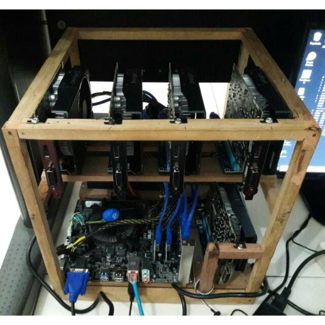 Mining Rig Bitcoin Ethereum Zcash Monero Bisa Costum Order Dan Size Mining Rig Shopee Indonesia