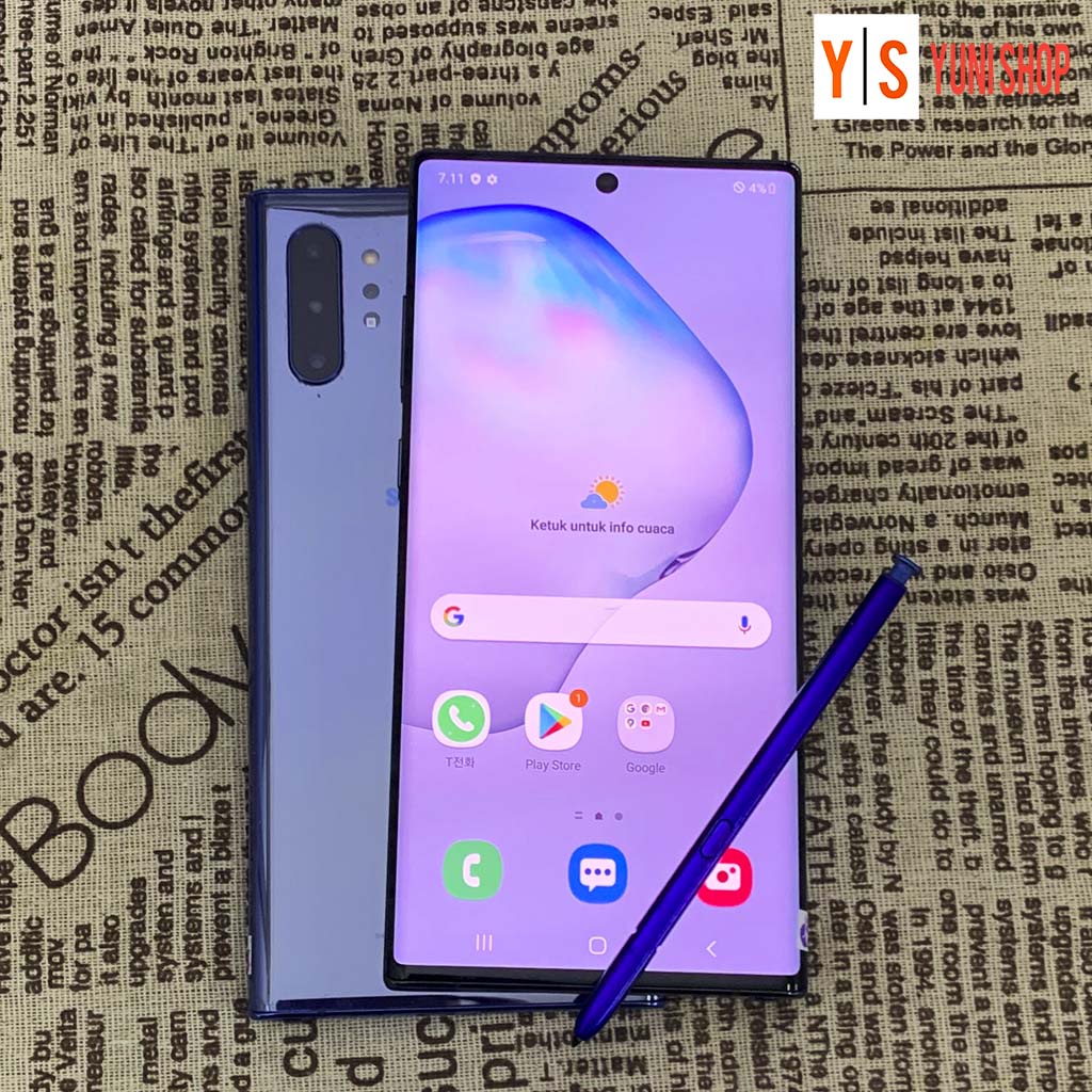 Samsung Galaxy Note 10+ 5G // Samsung Galaxy Note 10 5G 12GB / 256GB SECOND ORIGINAL garnasi imei 1th