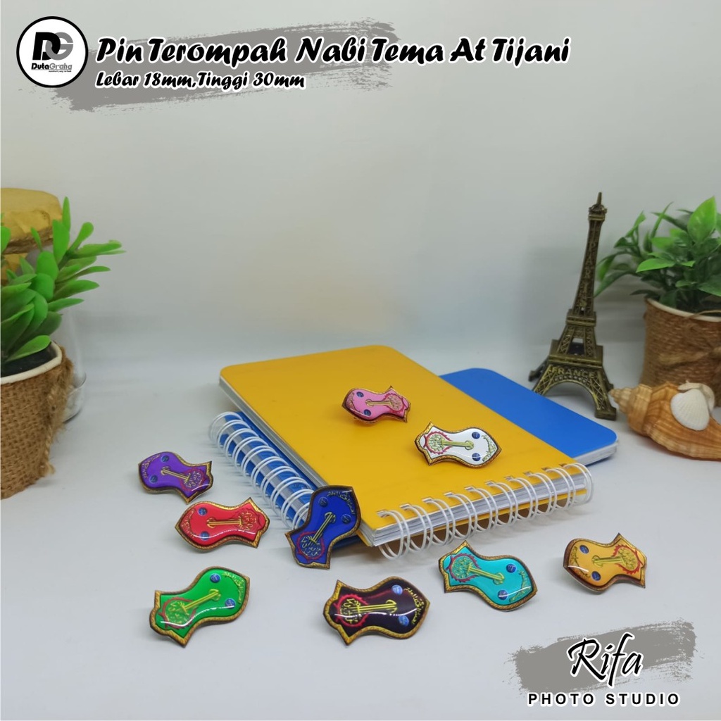 [TEROMPAH] AT TIJANI VARIAN Pin Bros Aksesoris Souvenir HIJAB