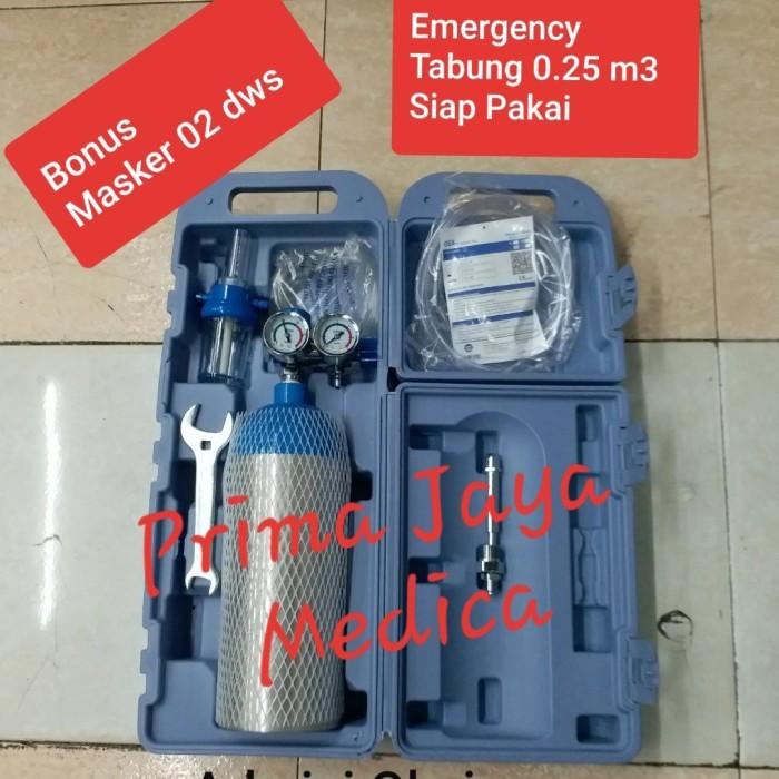 Regulator Tabung Oksigen Emergency Portable P3K Regulator Selang Oksigen Koper