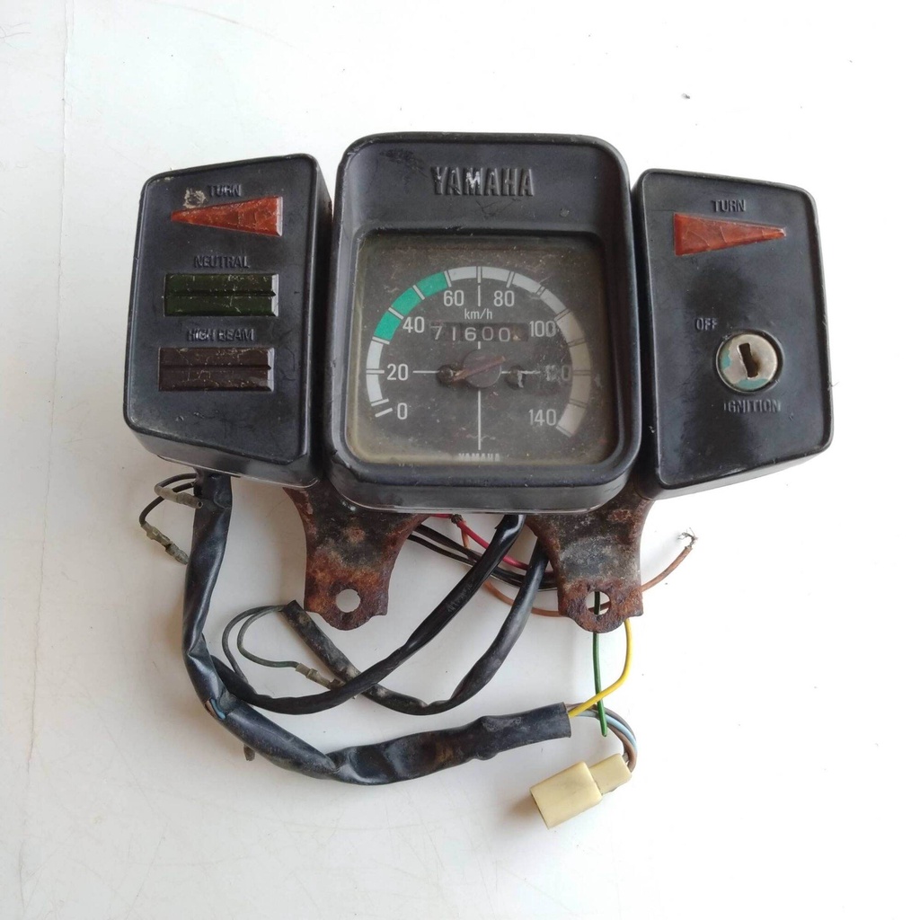 SPIDOMETER YAMAHA L2 SUPER L2SN DT100 ORIGINAL BEKAS SPEEDOMETER YT115 L2 SUPER SEKEN ORI