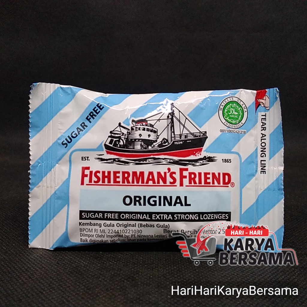

PERMEN FISHERMAN'S FRIEND SUGAR FREE ORIGINAL 25GR