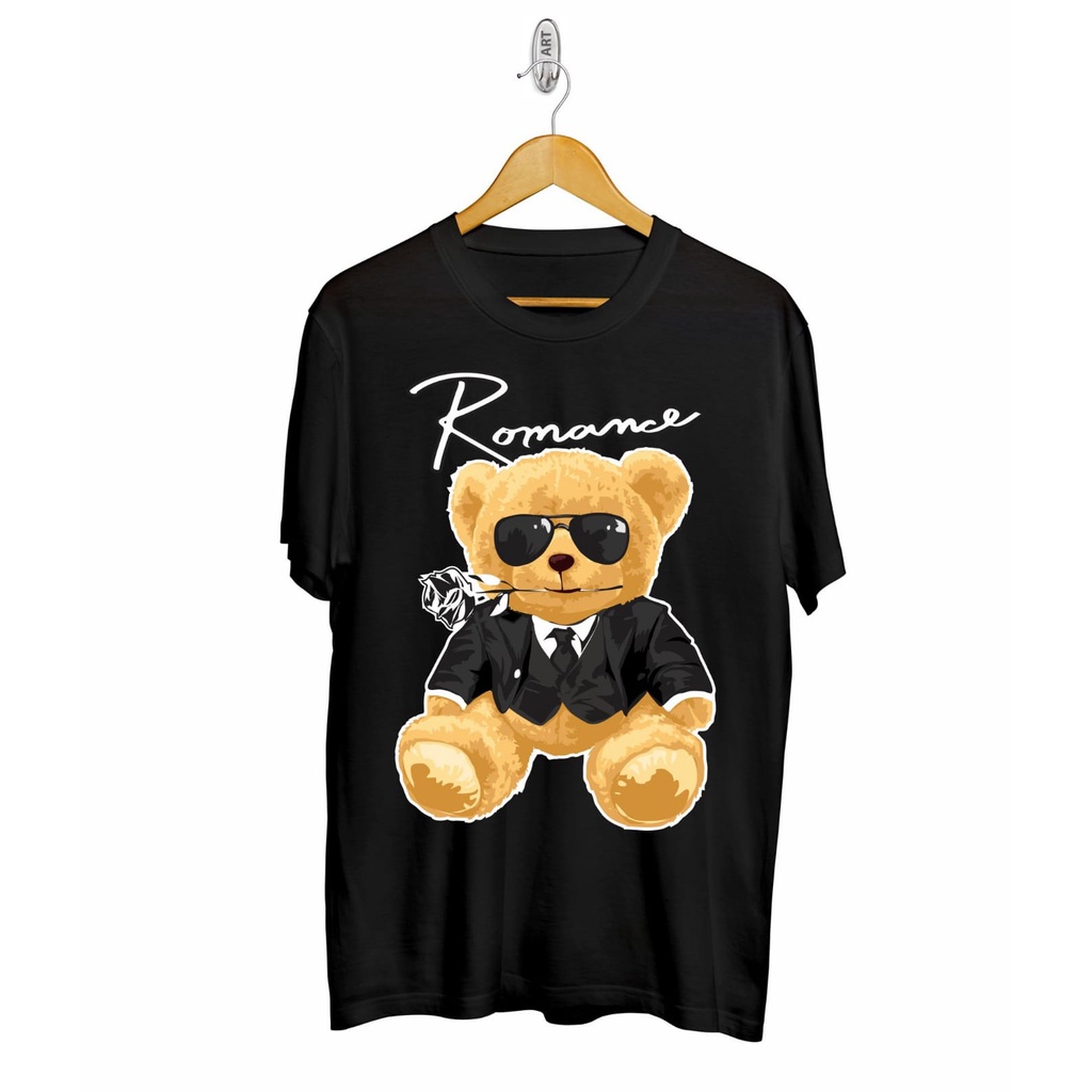 Kaos murah Kaos distro murah baju  distro pria t-shirt murah combed30s BEAR ROMANCE