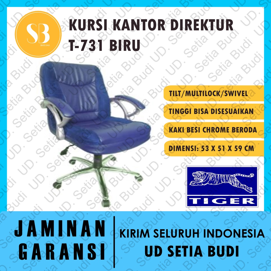 Kursi Kantor Direktur Hidrolis Tiger T-731