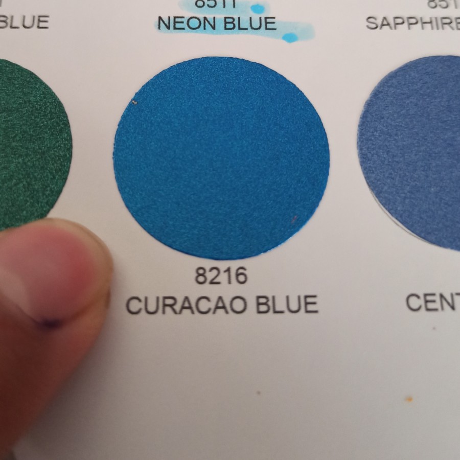 DITON 8216 CURACAO BLUE Biru Metallic Cat Semprot Pilox Pylox