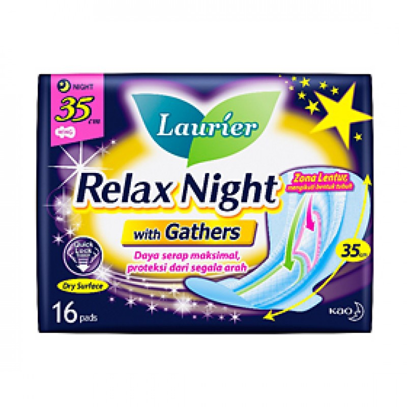 Laurier Relax Night Gathers 35cm 16's