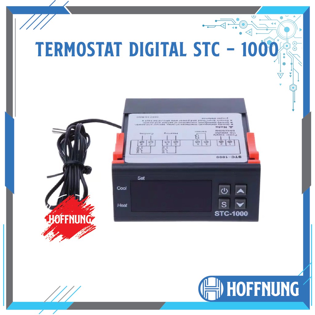 Termostat Digital Stc-1000 220v AC Thermostat Suhu Temperature Control