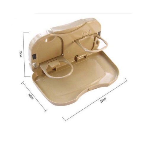 TRAVEL DINING Car Tray Meja Lipat Portable Mobil Organizer Botol Makan