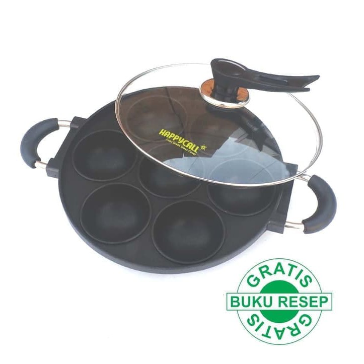 Cetakan Kue Apem 7 Lubang Cekung Happy Call Verona