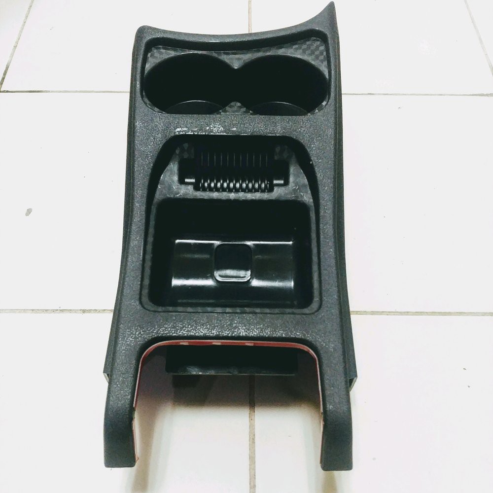 consule konsul box bok tengah dalam kabin toyota calya / daihatsu sigra HITAM PLASTIK