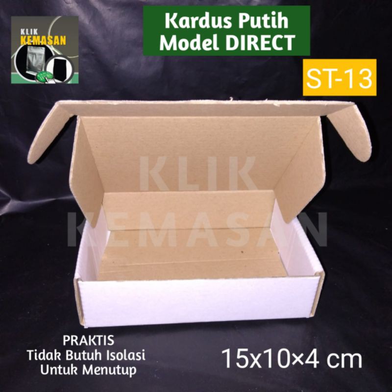 

KOTAK ST-13 PUTIH KARTON BOX AKSESORIS HP SOUVENIR CORRUGATED