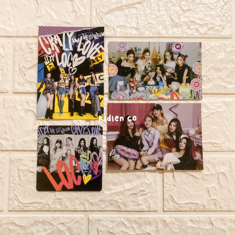 premium fankit itzy loco ver ♡ paket hemat fan kit crazy in love ♡ pas photo foto sticker stiker photocard photostrip polaroid bookmark mini cute gift hadiah kado ♡ grup yeji lia ryujin chaeryeong yuna