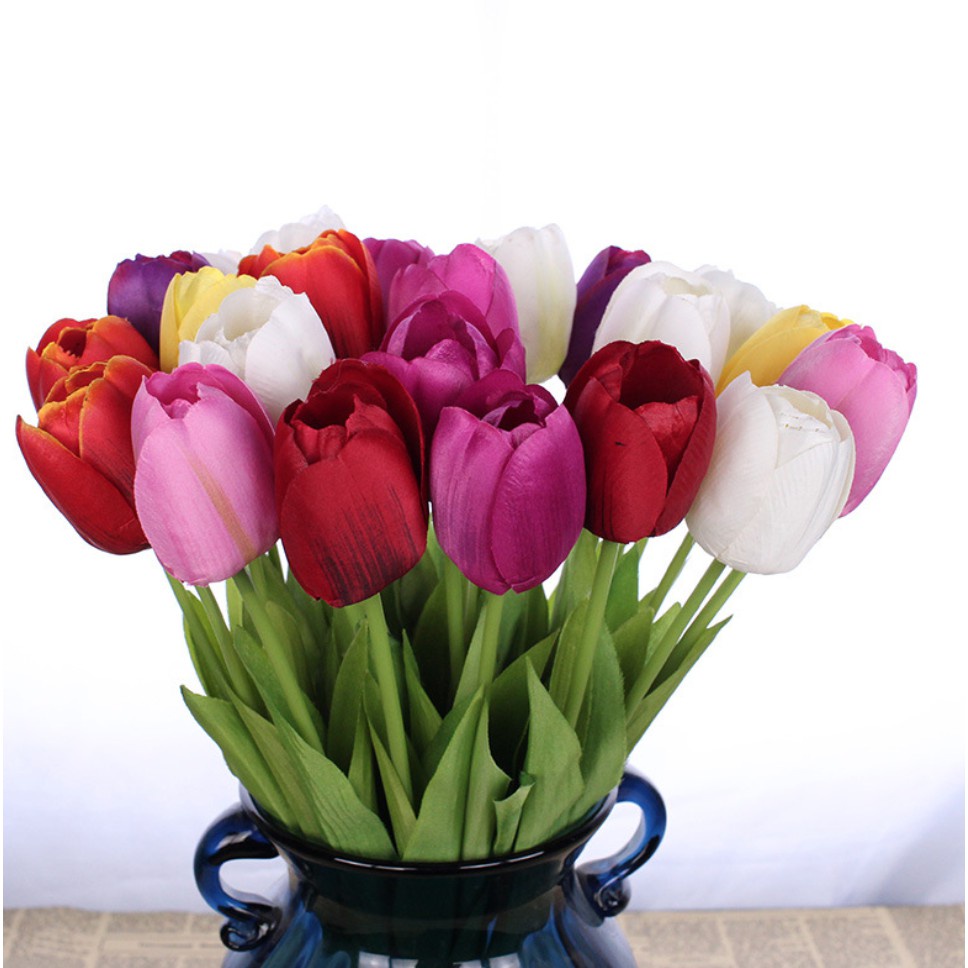 TULIP TANGKAI BESAR  Bunga Tulip Artificial Hiasan Rumah Home Decor Kain Artificial Per Tangkai