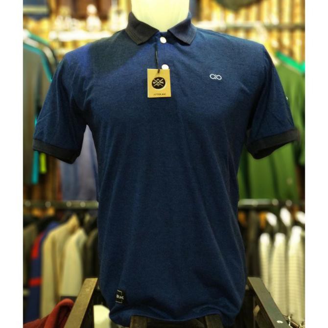 Terlaris Kaos Polo Shirt Misty Lacoste Cotton Pique / Kaos Krah Distro - Biru Gerimis, L