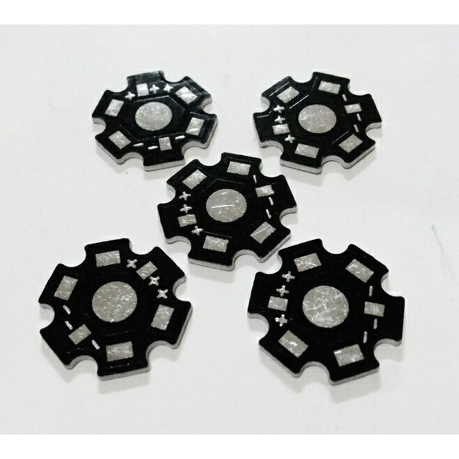 heatsink led 1w 3w led hpl led ceplok pcb led alumunium pendingin