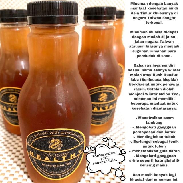 

Wintermelontea with snowbirdnest