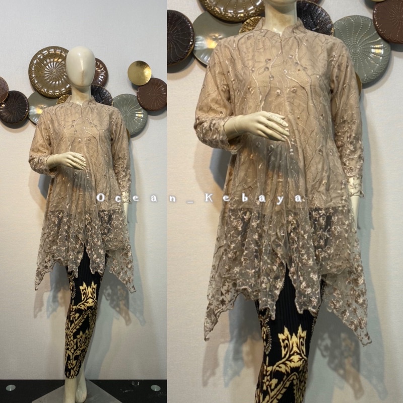Kebaya busui / kebaya terbaru / kebaya modern / kebaya wisuda / kebaya remaja/kebaya tunangan/saghai-Nude