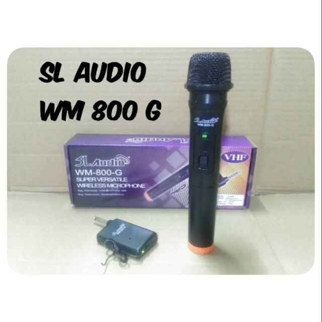 MIC WIRELESS SLAUDIO WM 800 G PORTABLE MICROPHONE HANDLE