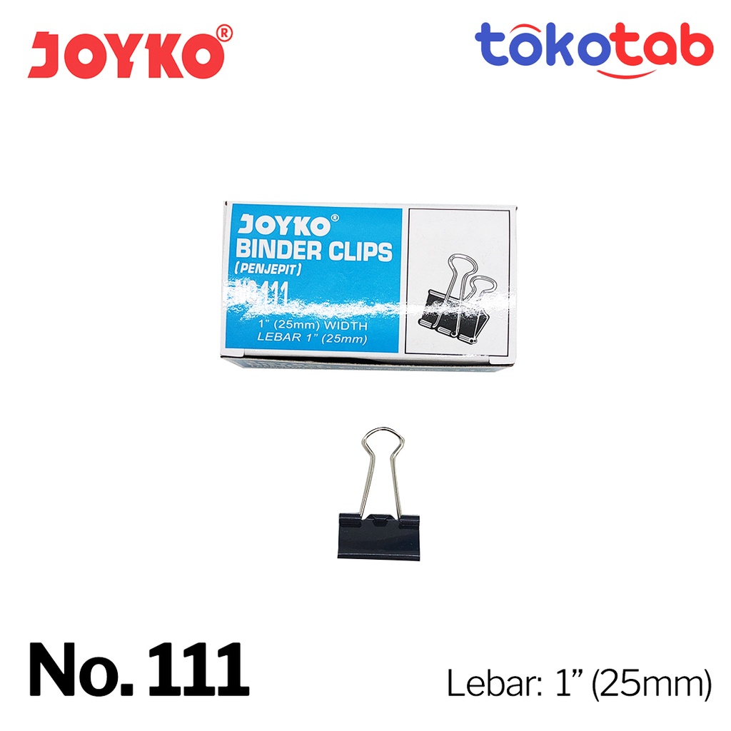 

Tokotab - JOYKO Binder Clip/ Klip/ Penjepit Kertas 111