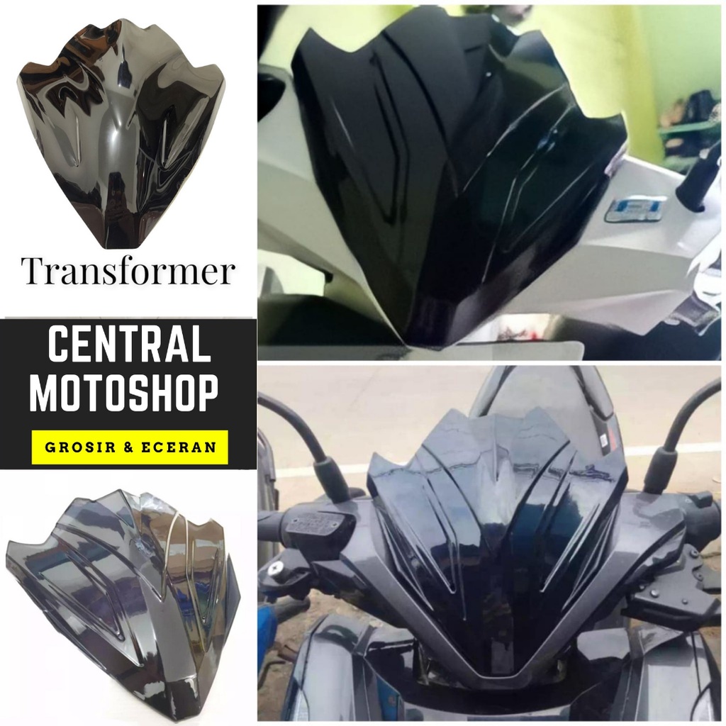 Visor Vario 125/Vario 150 New,Beat Fi Model Transformer Winshield Vario 125/Vario 150 New Keyless 2018 Sampai 2020 Winsil Vario 125/150 New,Beat Fi