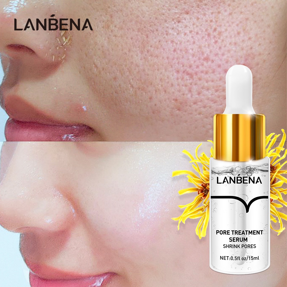 [BARU]LANBENA Pore Treatment Serum-Serum Pengecil Pori-Pori15ML