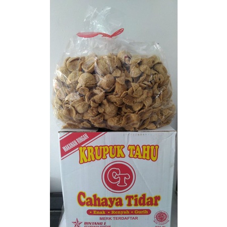 

krupuk tahu 1 karton netto 2kg