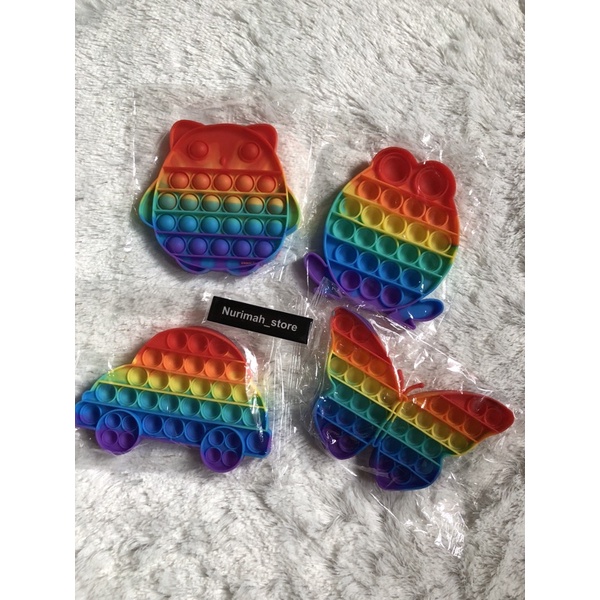 Mainan Anak POP IT Rainbow Mini Viral Pop Its
