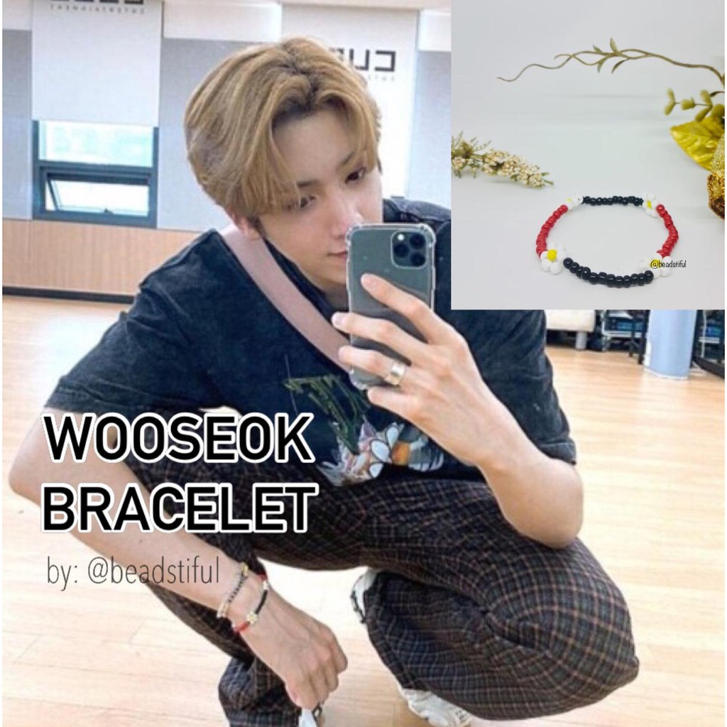 KPop WOOSEOK bracelet / Korean Bracelet / KPop Idol