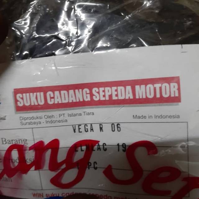 Batok belakang vega r new 2006 hitam