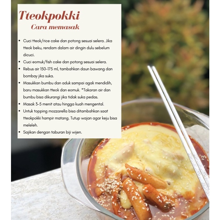 Gg0Hh Mozarella Tteokpokki (Topokki/ Tteokbokki) Instan Halal Gansikjib - Tanpa Eomuk Ds0kk